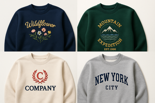 Custom Sweatshirts Embroidered