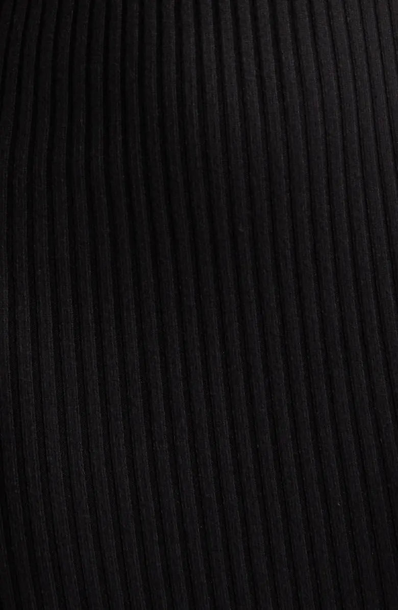 Custom knit dress ladies knitwear solid ribbed knit maxi bodycon long dress sleeveless casual women knit sweater dress