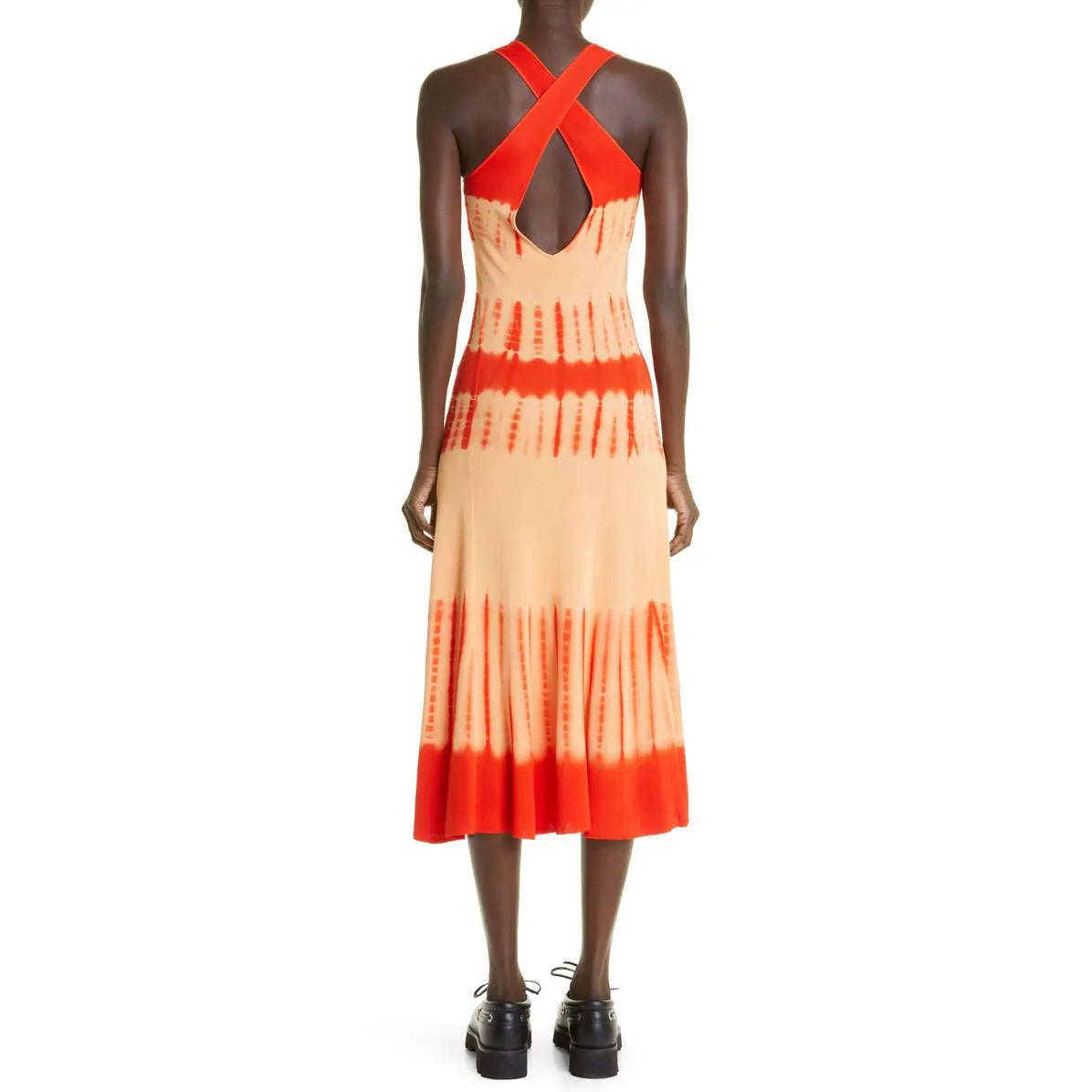 Dress manufacturer custom knit tank top dress sleeveless modest tie dye maxi Sweater Dress women Clothing