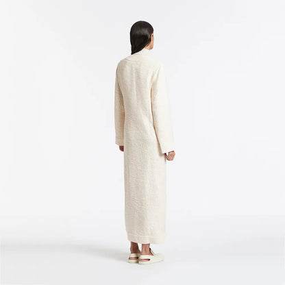 Knitwear Manufacturers Custom women sweater long knit cardigan winter maxi long sleeve robe women kimono cardigan for ladies