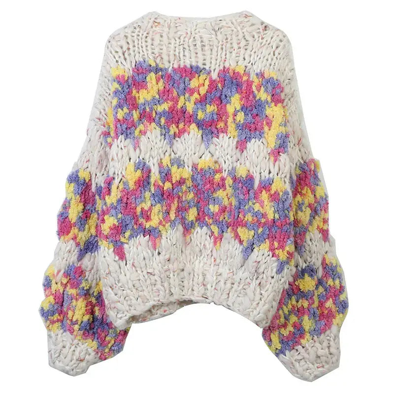 knitwear manufacturer Custom sweater woman Plus Size chunky Cardigan Oversized Sweater ladies Knit Custom Sweater for women