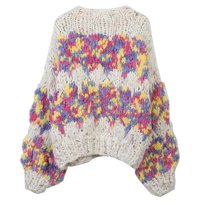 knitwear manufacturer Custom sweater woman Plus Size chunky Cardigan Oversized Sweater ladies Knit Custom Sweater for women