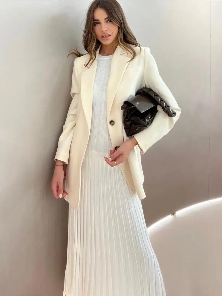 cotton dresses women long maxi summer Casual sleeveless Bodycon ladies solid rib Knit Pleat Maxi girls white sweater dress