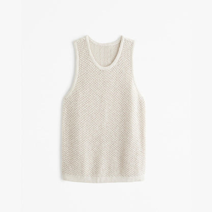 knitwear manufacturer custom OEM ODM knit sweater men summer sleeveless men knitted vest