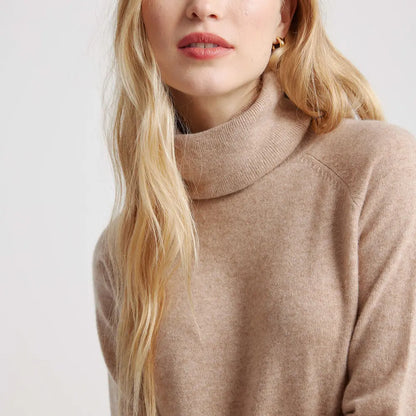 Manufacture OEM ODM Ladies casual long dress solid color all seasons turtleneck Mongolian Cashmere dress women dress