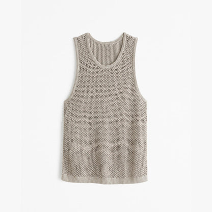 knitwear manufacturer custom OEM ODM knit sweater men summer sleeveless men knitted vest