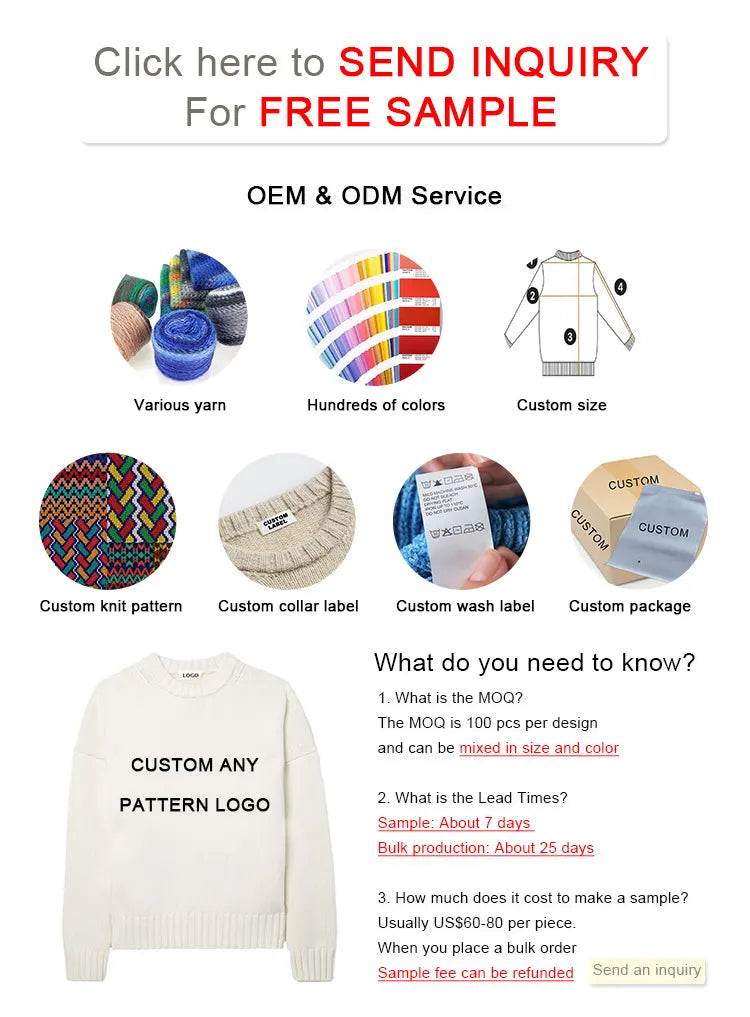 knitwear manufacturer Custom sweater woman Cardigan embroidered logo Sweater ladies Knit Custom Sweater for women