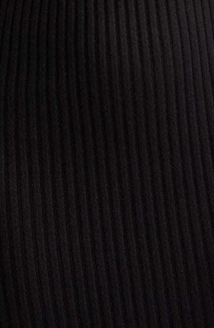 Custom knit dress ladies knitwear solid ribbed knit maxi bodycon long dress sleeveless casual women knit sweater dress