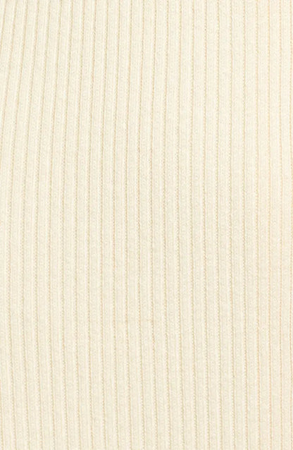 Cotton Dress Women Custom Design Sleeveless Knitted Dresses Zip-Up Sweater Midi Dress