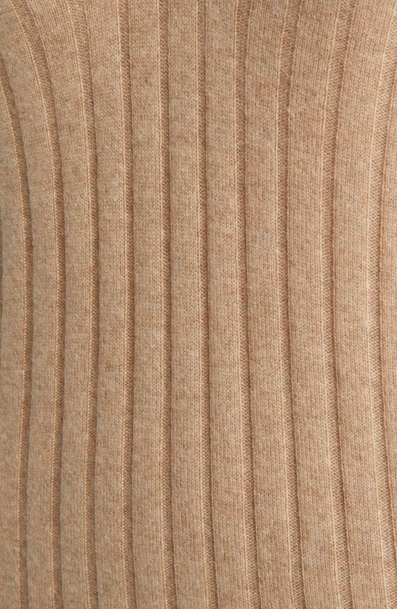 knitwear manufacturer Custom knit cashmere sweater dress ladies Rib knitted long sleeve wool women's clothing elegant dress long