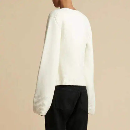 2024 Custom Oversized Knit Women’s Cardigan Coat – Button Island Blue Cardigan Sweater for Women