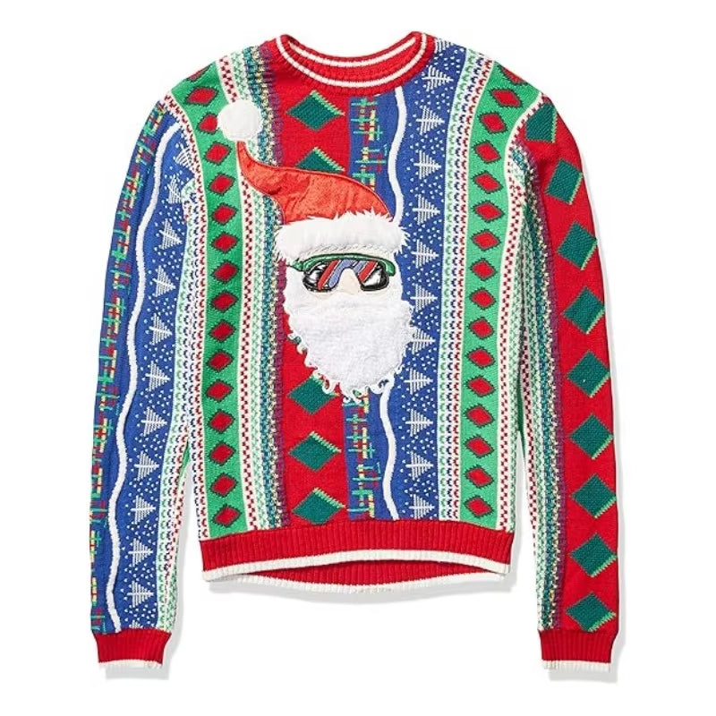 Christmas Festival Sweater Crew neck Pullover