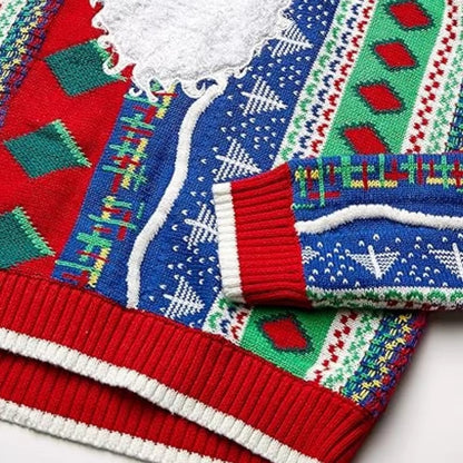 Christmas Festival Sweater Crew neck Pullover